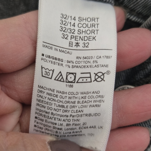 Gap Vintage Slim High Rise Jeans Size 32/14S - Picture 5 of 5